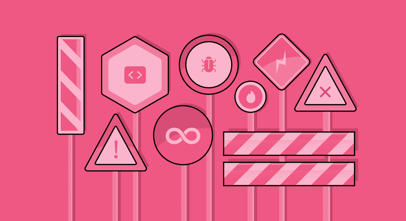 Illustration of Warning signs