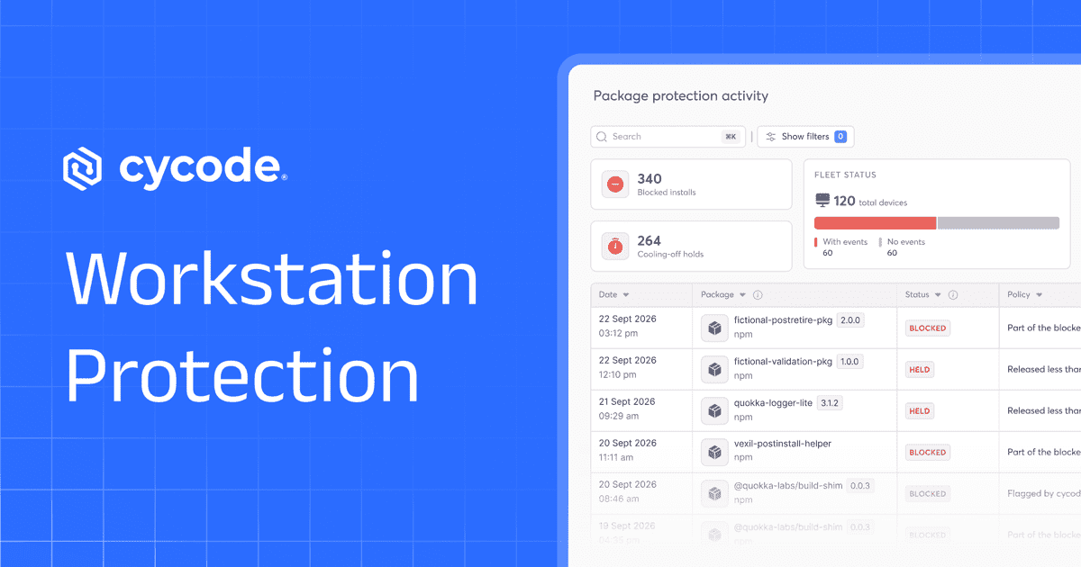 Cycode Workstation Protection